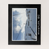 Whistler Mountain BC Kanada Snowboardpiste Snowpar Puzzle (Vertikal)