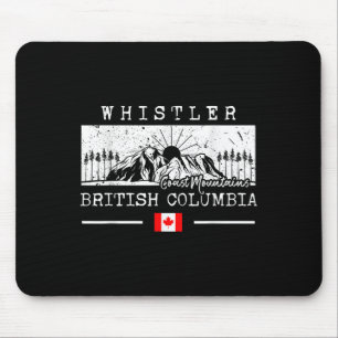 Whistler Mountain Kanada Skigebiet Skifahren Briti Mousepad