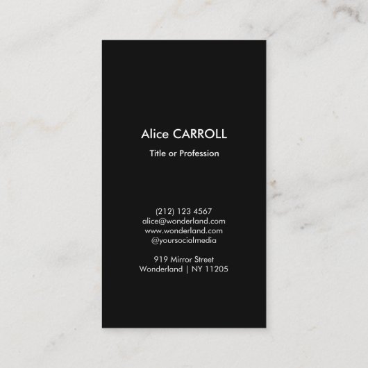 Whistler - Nocturne in Schwarz und Gold - QR-Code Visitenkarte (Rückseite)