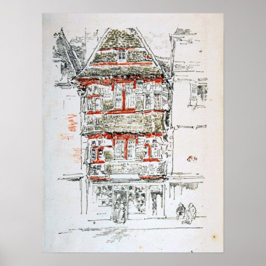 Whistler - Red House Paimpol Poster (Vorne)