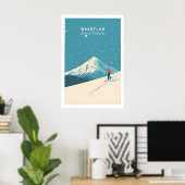Whistler-Skiplakat 1 Poster (Heimbüro)