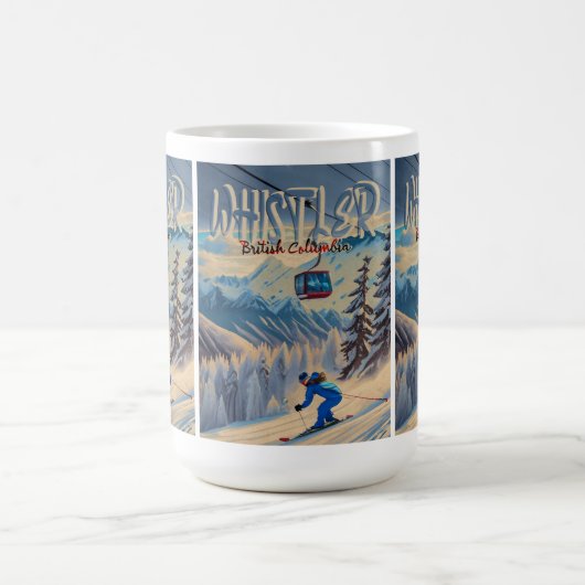 Whistler Vancouver British Columbia Kanada 1950er Kaffeetasse (Mittel)
