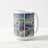 Whistler Vancouver British Columbia Kanada 1950er Kaffeetasse (VorderseiteRechts)