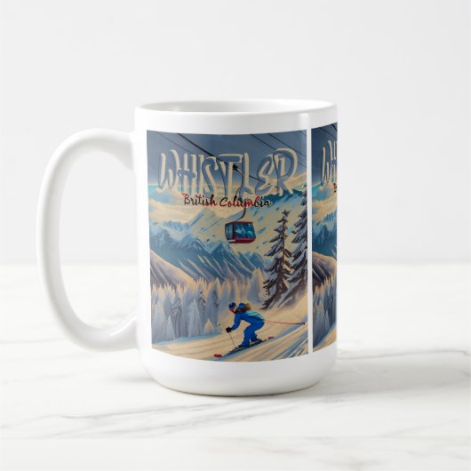 Whistler Vancouver British Columbia Kanada 1950er Kaffeetasse (Links)