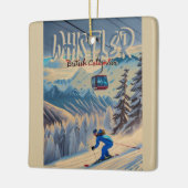 Whistler Vancouver British Columbia Kanada 1950er Keramikornament (Links)
