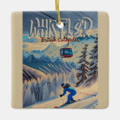 Whistler Vancouver British Columbia Kanada 1950er Keramikornament (Vorderseite)