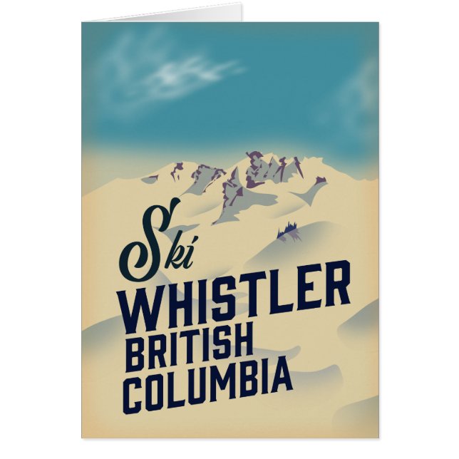 Whistler, Vancouver British Columbia Skipposter (Vorne)