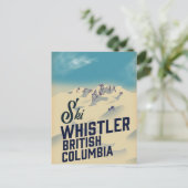 Whistler, Vancouver British Columbia Skipposter Postkarte (Stehend Vorderseite)