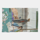 Whistler - Variationen in Fleischtönen und Grün Geschirrtuch (Horizontal)