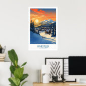Whistler Wandkunst Ski Poster 1 (Heimbüro)