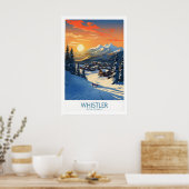 Whistler Wandkunst Ski Poster 1 (Küche)