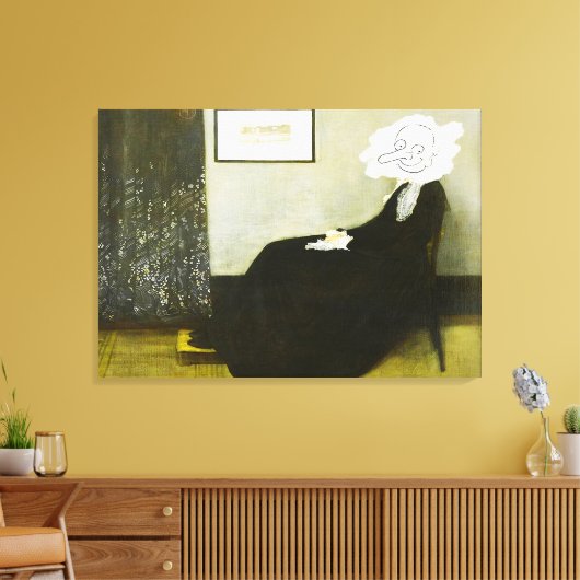 Whistlers mom Bean style Leinwanddruck (Insitu (Wohnzimmer))