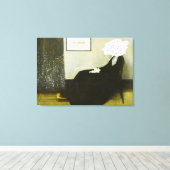 Whistlers mom Bean style Leinwanddruck (Insitu (Holzboden))