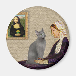 Whistlers Mother - Russische Blaue Katze Magnet