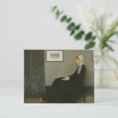 Whistler's Mother von James Abbot McNeill Whistler Postkarte (Stehend Vorderseite)