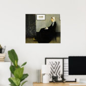 Whistler's Mother von James Abbott McNeill Whistle Poster (Heimbüro)