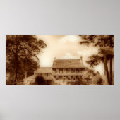 Whitall House Sepia HDR Poster (Vorne)