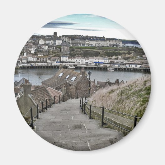 Whitby 199 Steps Magnet (Vorne)