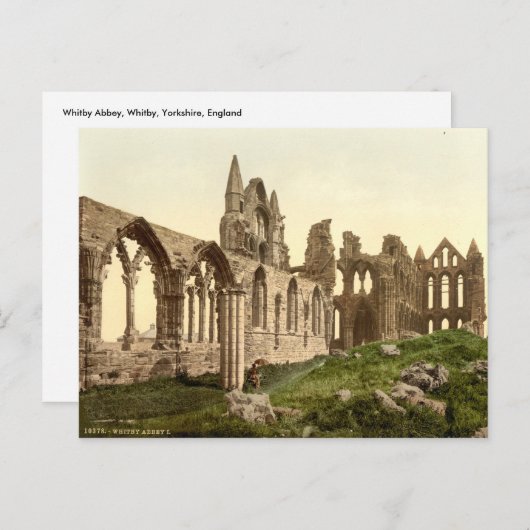 Whitby Abbey I, Whitby, Yorkshire, England Postkarte (Vorne/Hinten)