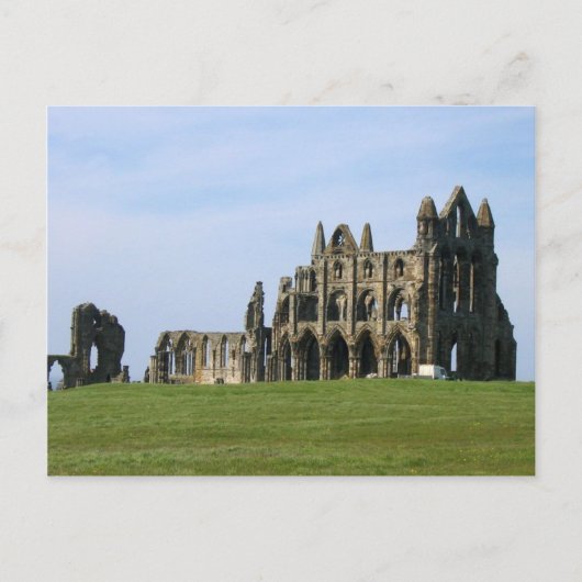 Whitby Abbey in North Yorkshire Postkarte (Vorderseite)