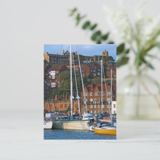 Whitby Abbey Postcard Postkarte (Stehend Vorderseite)