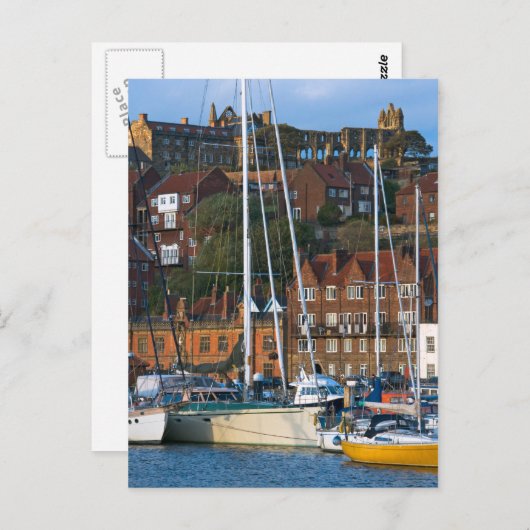 Whitby Abbey Postcard Postkarte (Vorne/Hinten)