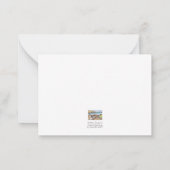 Whitby, England Mitteilungskarte (Rückseite)