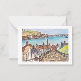 Whitby, England Mitteilungskarte