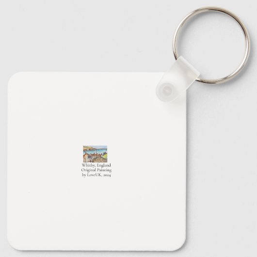 Whitby, England  Schlüsselanhänger (Rückseite)