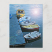 Whitby Hafen Postkarte (Vorderseite)