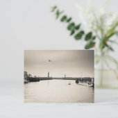 Whitby Hafen Postkarte (Stehend Vorderseite)