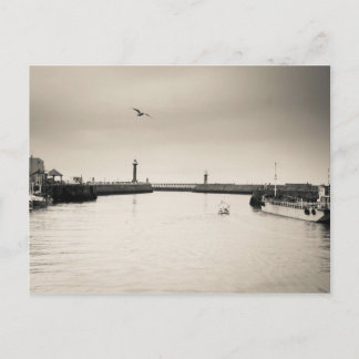Whitby Hafen Postkarte
