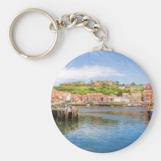 Whitby Harbor Schlüsselanhänger (Vorne)