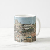 Whitby Harbour and St Mary's Church Watercolor Art Kaffeetasse (VorderseiteRechts)
