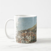 Whitby Harbour and St Mary's Church Watercolor Art Kaffeetasse (Links)