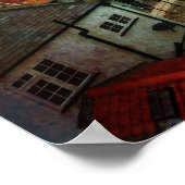 Whitby Harbour von 199 Stufen Poster (Ecke)