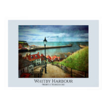Whitby Harbour von 199 Stufen