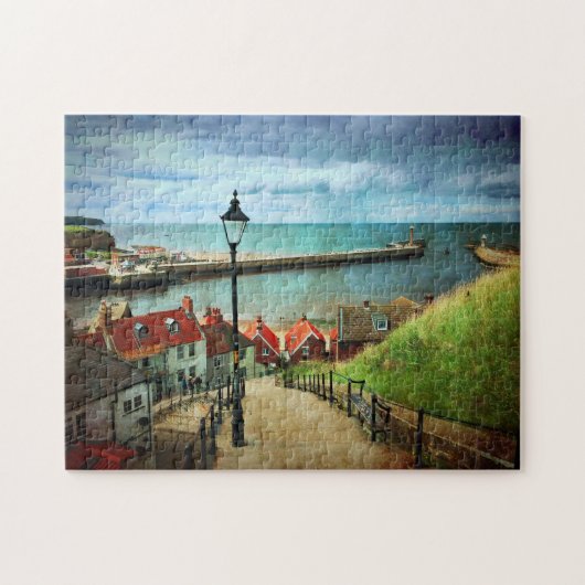 Whitby Harbour von 199 Stufen Puzzle (Horizontal)