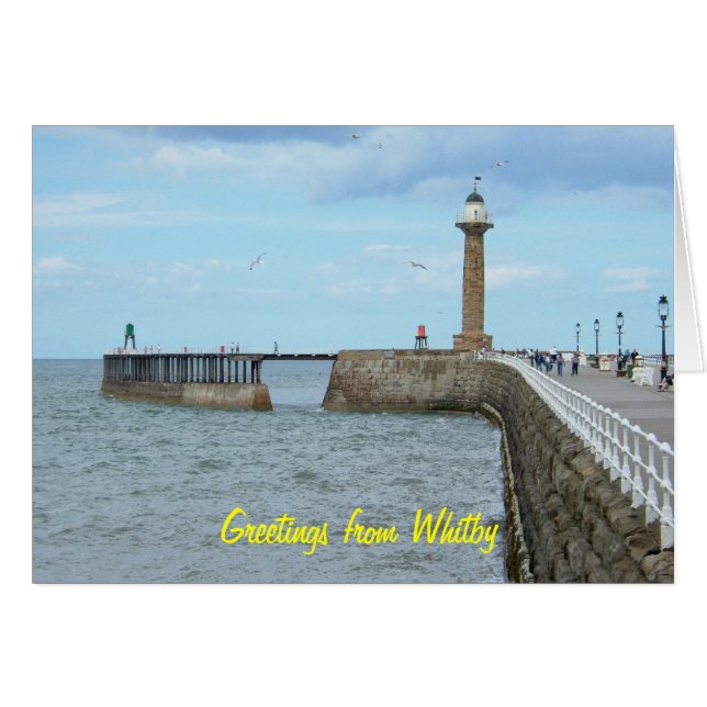 Whitby in North Yorkshire, England. (Vorderseite (Horizontal))