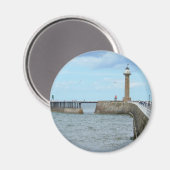 Whitby in North Yorkshire, England. Magnet (Vorderseite/Rückseite)