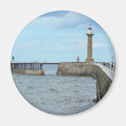 Whitby in North Yorkshire, England. Magnet (Vorne)