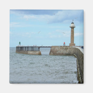 Whitby in North Yorkshire, England. Magnet