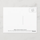 Whitby in North Yorkshire, England. Postkarte (Rückseite)