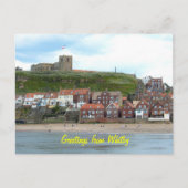 Whitby in North Yorkshire, England. Postkarte (Vorderseite)
