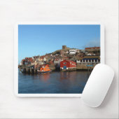Whitby mit altem Rettungsboothaus Mousepad (Mit Mouse)