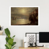 Whitby (Öl auf Leinwand) Poster (Heimbüro)