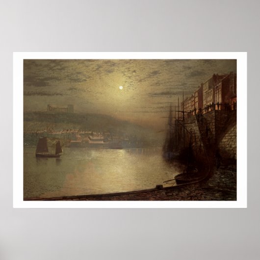 Whitby (Öl auf Leinwand) Poster (Vorne)