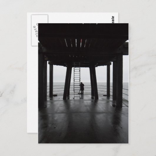 Whitby Pier Postkarte (Vorne/Hinten)