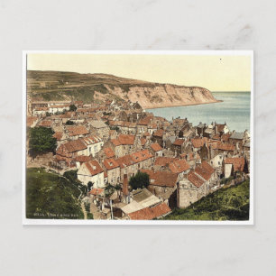 Whitby, Robin Hood's Bay, Yorkshire, England selte Postkarte