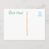 Whitcher Hazel Postcard Postkarte (Rückseite)